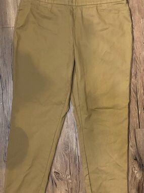 St. John's Bay Straight Leg Pants in Tan